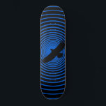 Flying Eagle Skateboard Blue - Custom Colours<br><div class="desc">Eagle Circles - Choose your favourite colours</div>