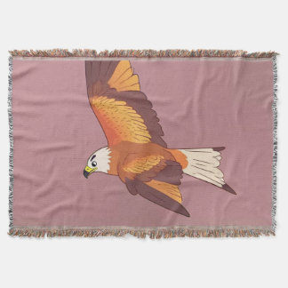Flying Eagle Throw Blanket