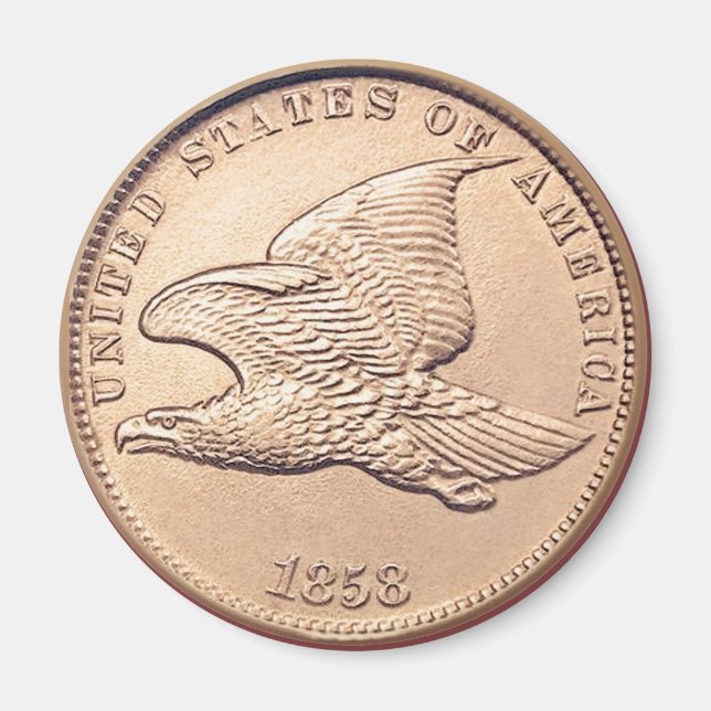 Flying Eagle U.S. Penny Magnet (Front)