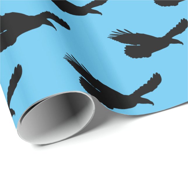 Flying Eagles Wrapping Paper - Customizable (Roll Corner)