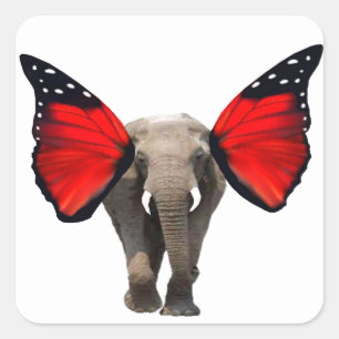 Flying Elephant Envelope Seals