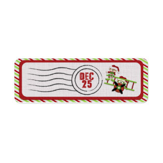 Flying Elves postage delivery labels