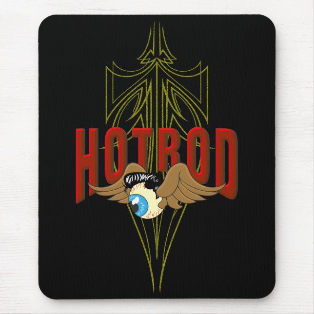 Flying Eyeball Hot Rod Mouse Pad (Front)