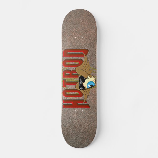 Flying Eyeball Hot Rod Skateboard (Front)