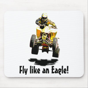 Flying Fast Mouse Pad