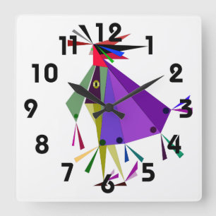 Flying Feet Wall Clock