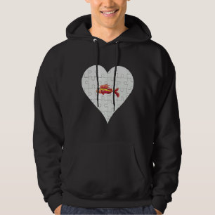Flying Fish Heart Flying Fish Hoodie