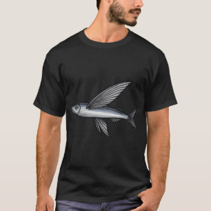 Flying Fish Illustration – Ocean Inspired Design T-Shirt