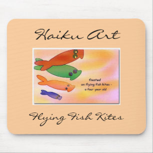 Flying Fish Kites Mouse Pad