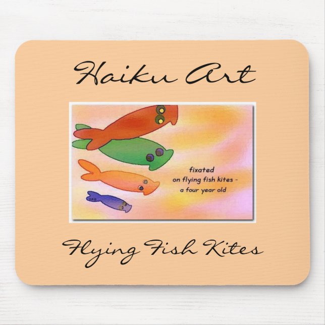 Flying Fish Kites Mouse Pad (Front)