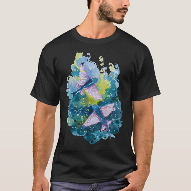 Flying fishes T-Shirt (Front)