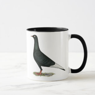Flying Flight Black Pigeon Mug