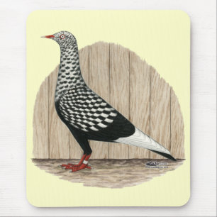 Flying Flight Black Teager Mouse Pad