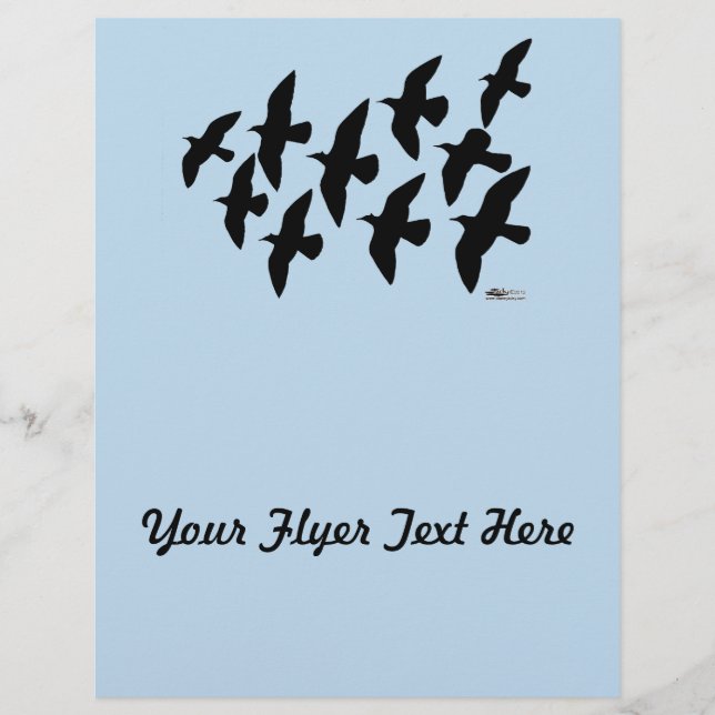 Flying Flight Pigeons Flyer (Front)