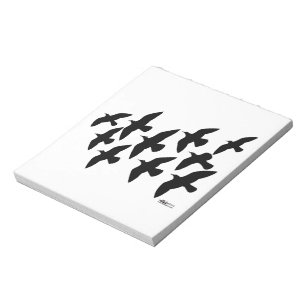 Flying Flight Pigeons Notepad