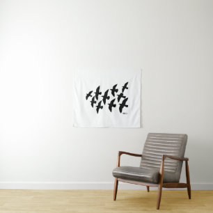 Flying Flight Pigeons Tapestry