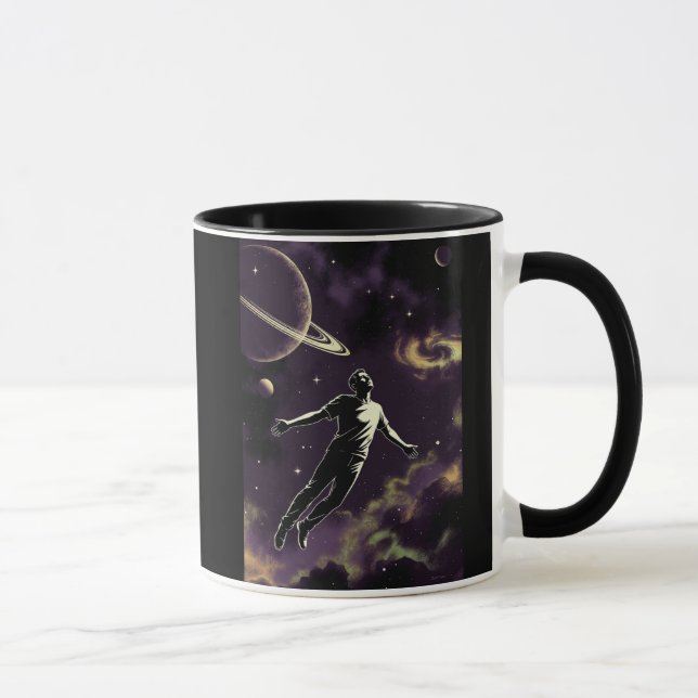 Flying For Photons left hand combo mug (Right)