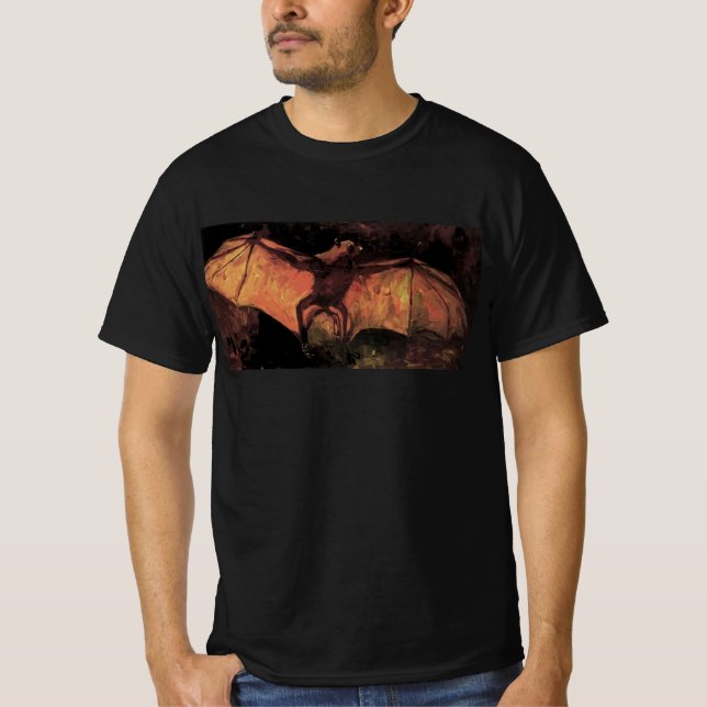 Flying Fox Bat by Vincent van Gogh T-Shirt (Front)