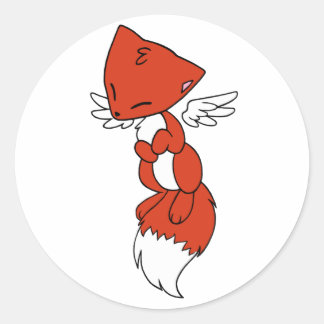 Flying Fox Classic Round Sticker