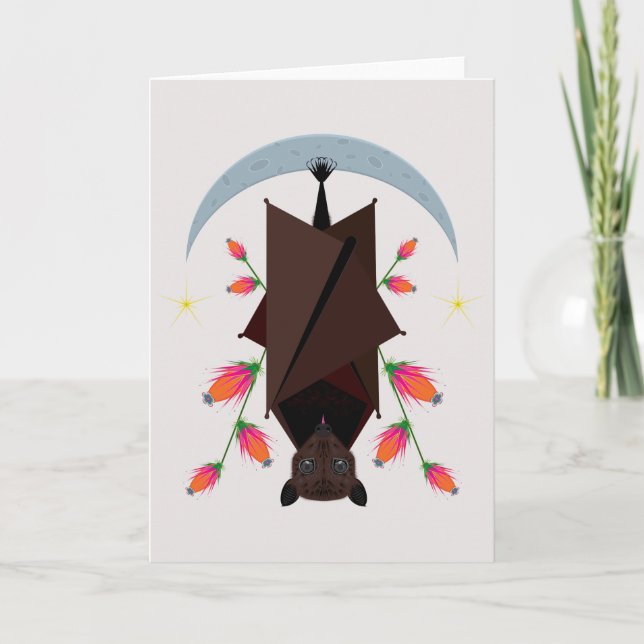 Flying Fox Greeting Card (Front)