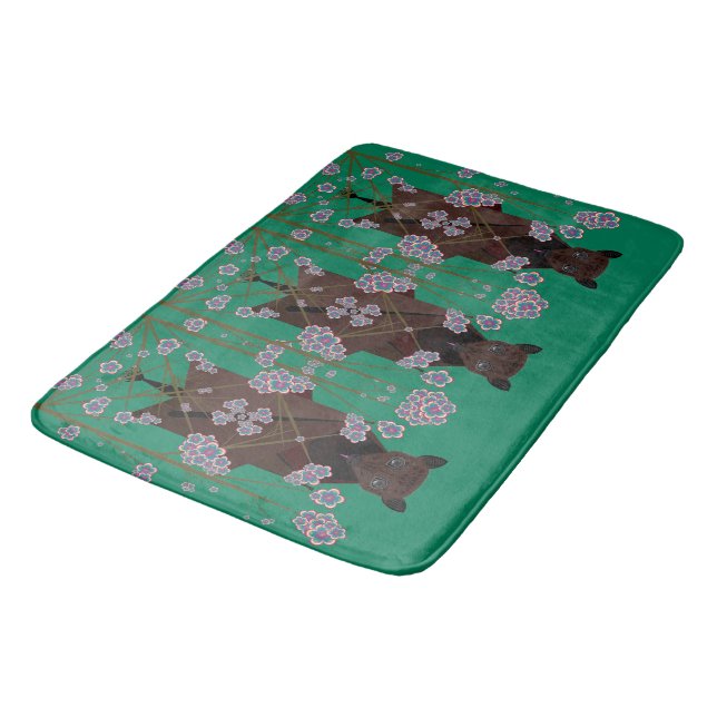 Flying Fox Jade Bathmat (Angled)