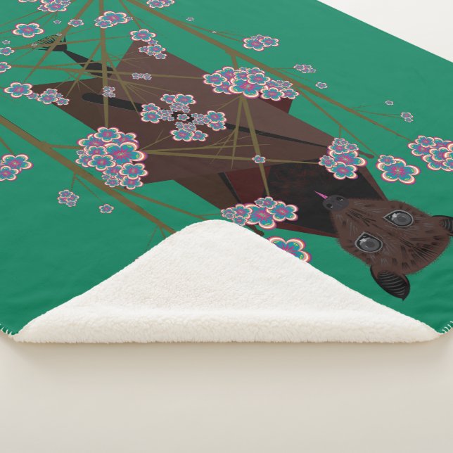 Flying Fox Jade Sherpa Blanket (3 Sizes) (3/4)