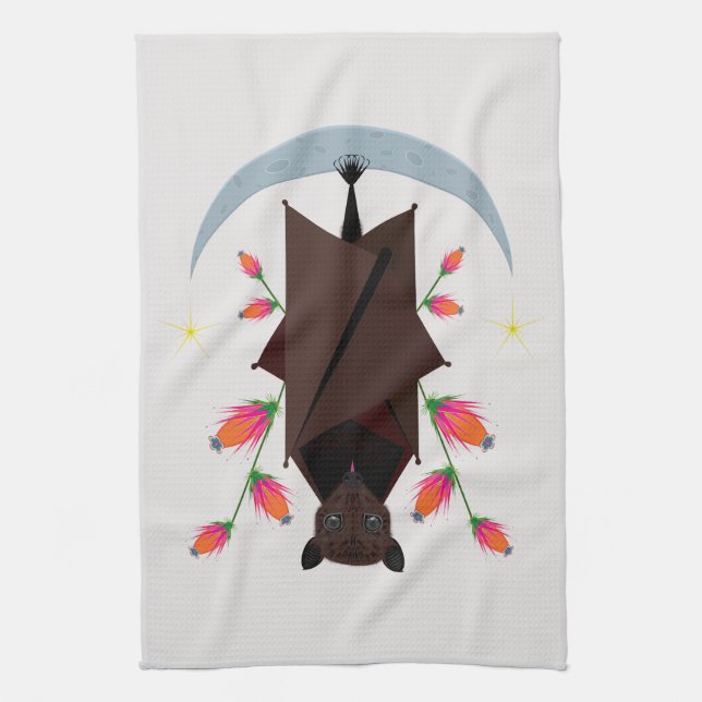 Flying Fox Kitchen Towel (Vertical)