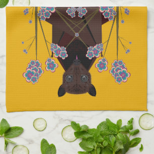 Flying Fox Mustard Kitchen Towel