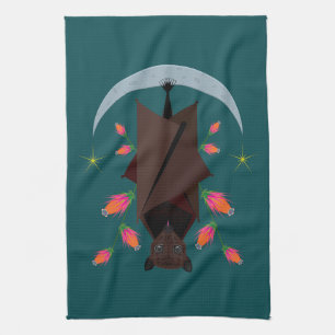 Flying Fox Teal Kitchen Towel