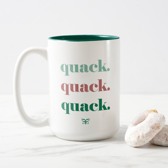 Flying Free Duck Mug (With Donut)