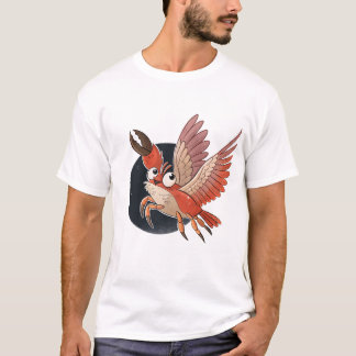 Flying Funny Crab T-Shirt