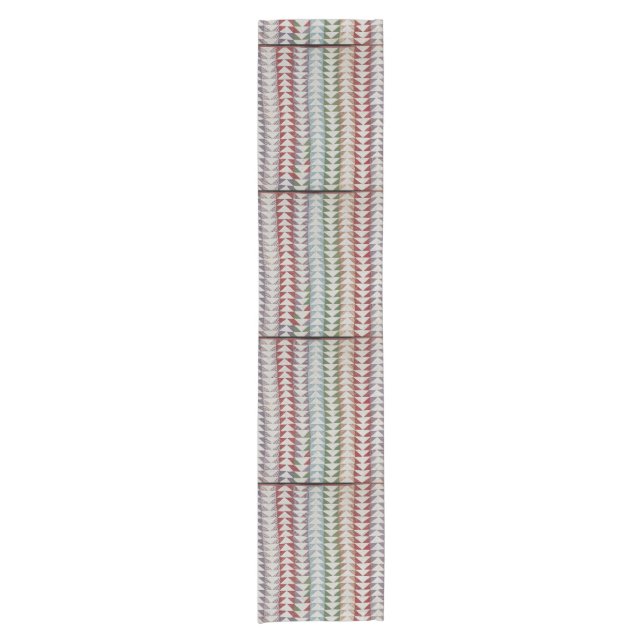 Flying Geese quilt pattern Short Table Runner (Front)