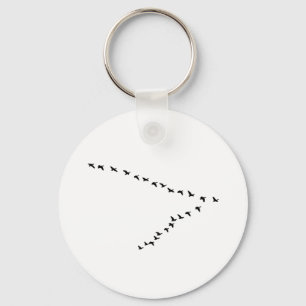 Flying Geese "V" Formation Key Ring