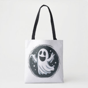 Flying Ghost Tote Bag
