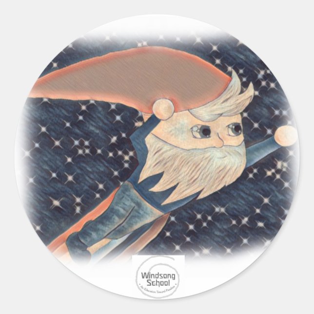 Flying Gnome Stickers (Front)