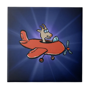 flying goat ceramic tile