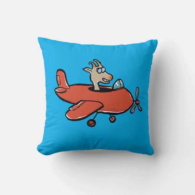 flying goat cushion (Front)