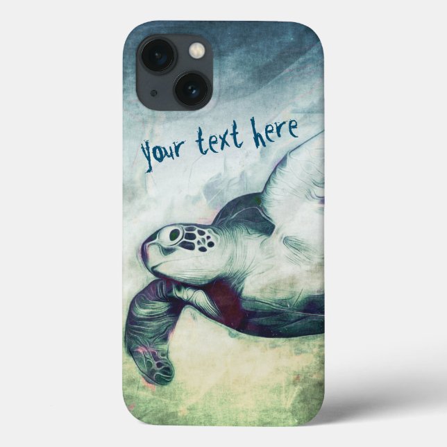 Flying Green Sea Turtles | iPhone 6/6 Plus Cases (Back)
