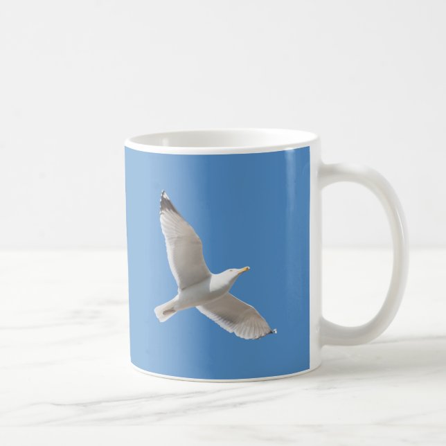 Flying gull coffee mug (Right)