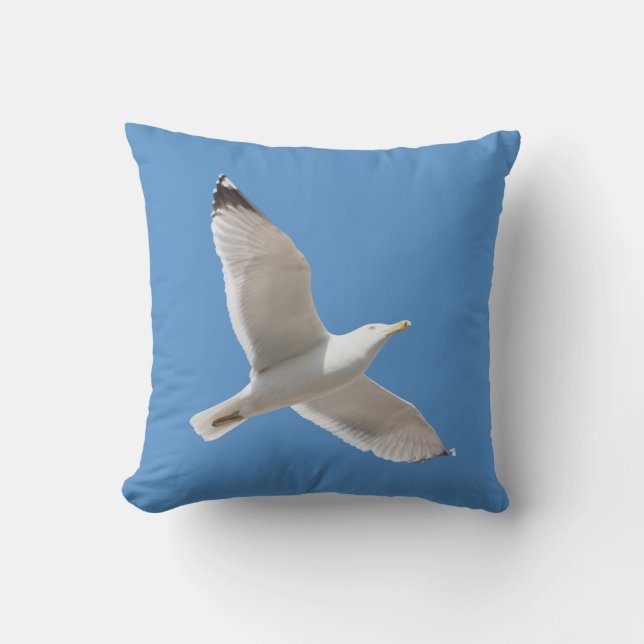 Flying gull cushion (Front)