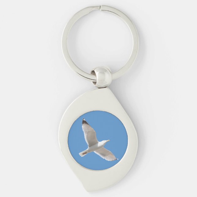 Flying gull key ring (Front)