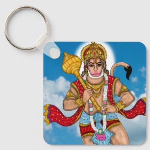 Flying Hanuman Keychain