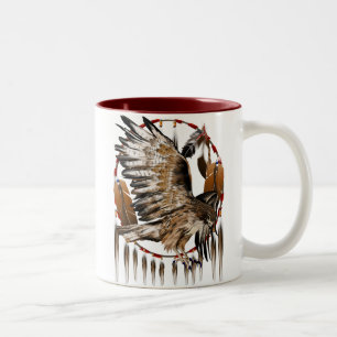Flying Hawk Dreamcatcher Mug