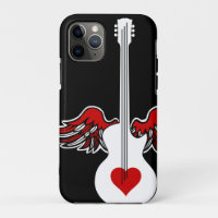 Flying Heart Guitar