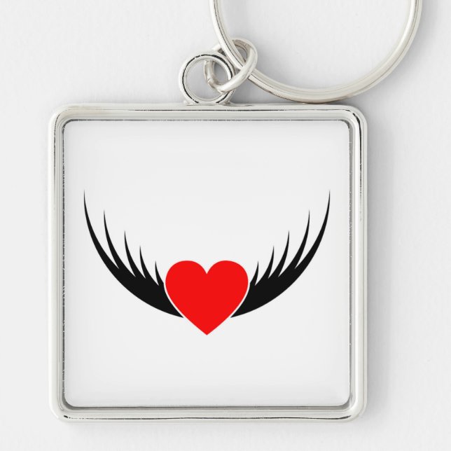 FLYING HEART KEY RING (Front)