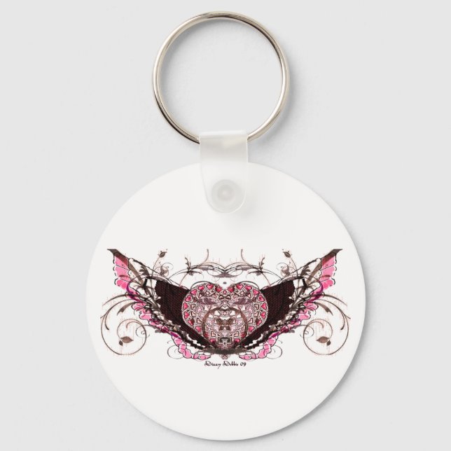 Flying Heart keychain (Front)