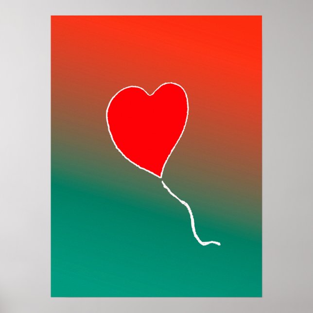 Flying heart poster (Front)