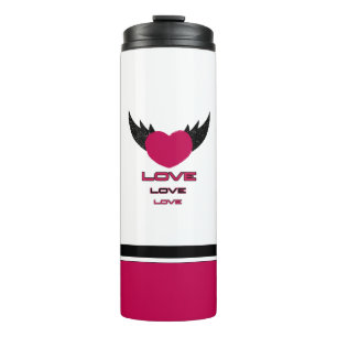 Flying heart thermal tumbler