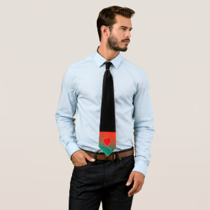 Flying heart tie