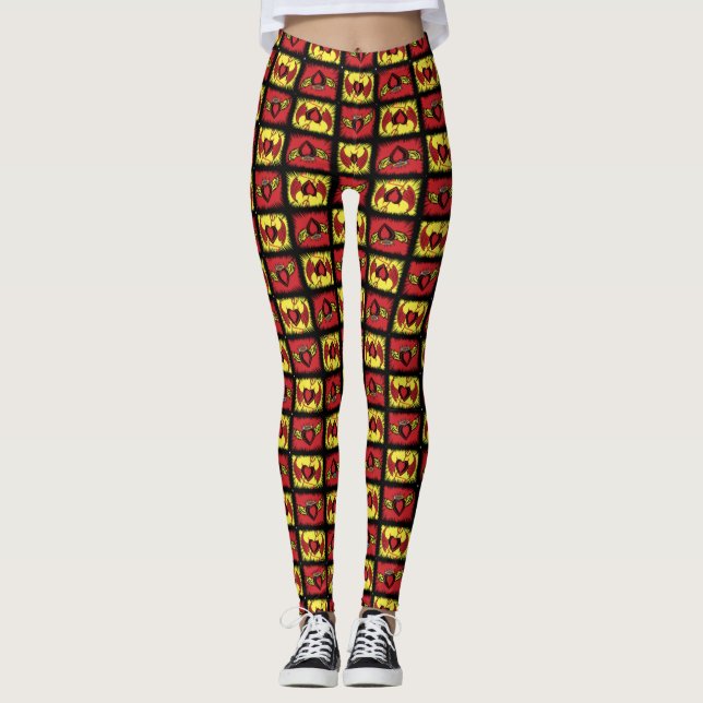 Flying Hearts Leggings (Front)
